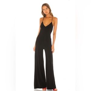 Norma Kamali black jumpsuit